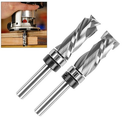 Half Inch Spiral Flush Trim Router Bit for Clean Wood Edges and Milling Cuts