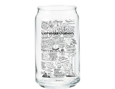 Doraemon Can-Shaped Juice Glass Approx. 7 x 13cm Diameter 360ml I'm Doraemon