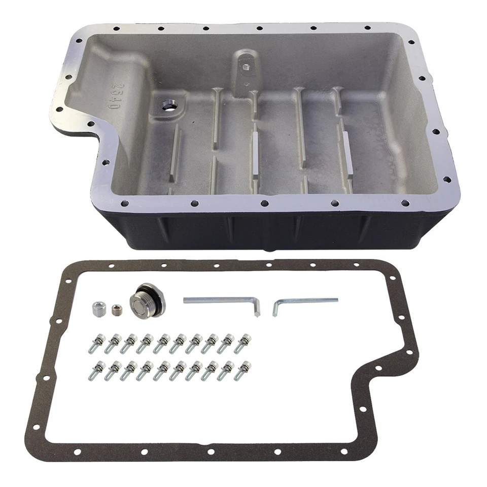 Pan profundo de transmisión 5R110 de alta resistencia para Ford 6,0/6,4 L F250/F350 2003-2010 Foto 3 de 4