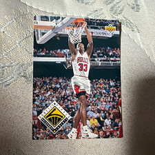 Upper Deck 1993-94 Scottie Pippen Rookie Card #449 Chicago Bulls Basketball. rookie card picture