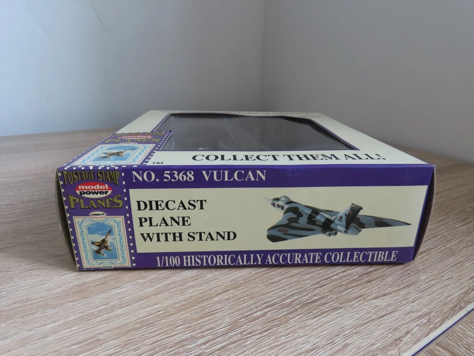 Model Power Postage Stamp Planes #5368 Avro Vulcan 1:100 Scale Diecast Model - Image 2 of 4