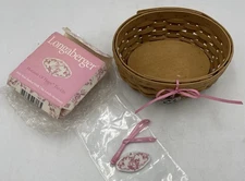 Longaberger  Basket , Am Cancer Society , plus xtra tie-on
