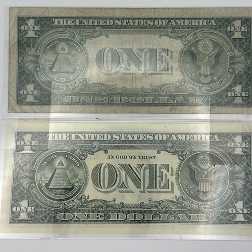 $1 Bill And 1 Silver Certified-Same Matching Serial Number-Very Rare - Picture 3 of 4