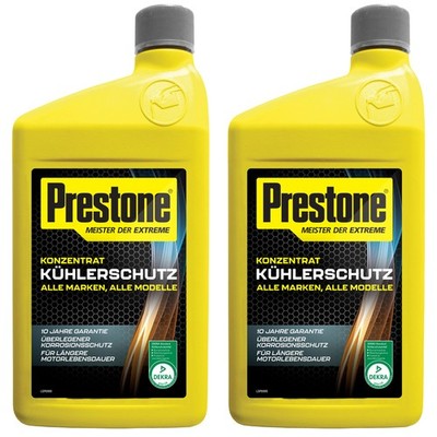 Prestone Kühlerschutz Konzentrat Kühlerfrostschutz 2x 1L -64°C alle PKW Marken