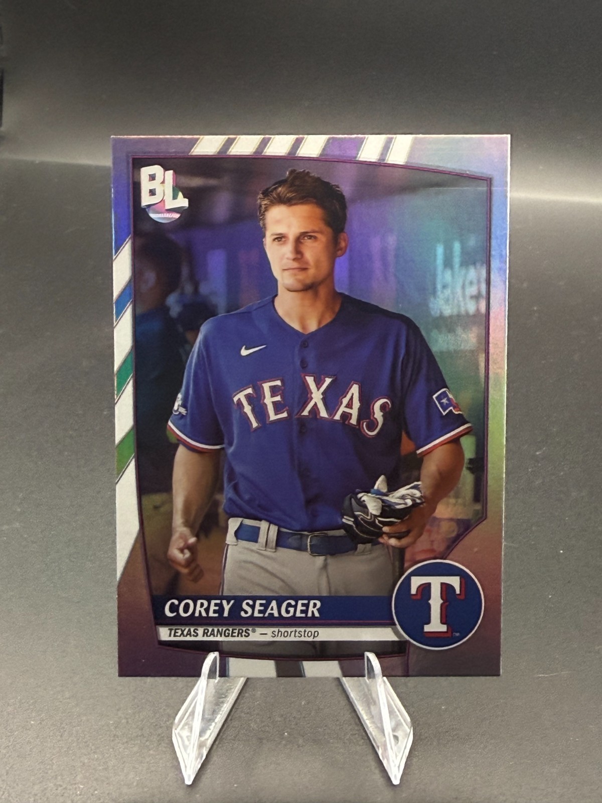 2023 Topps Big League - Uncommon Rainbow Foil Corey Seager #247