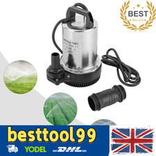 160w 12v Submersible Sewage Dirty Water Drain Septic Sump Pump Water Pump Garden