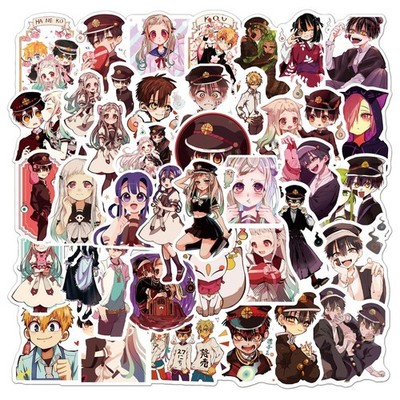 Mix 10 PCs Toilet-Bound Hanako kun Anime Luggage Notebook Laptop Car Stickers