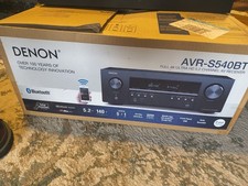 Denon AVR-S540BT 5.2-Channel A/V Receiver - Black for sale online
