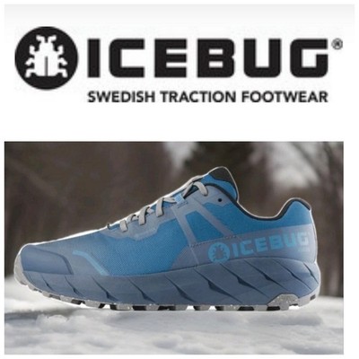NEW Mens SZ 12, Icebug Arcus M RB9X GTX Trail Runner Shoes SAPPHIRE / STONE 2023