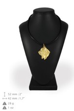 Basset Hound - Gold-plated Necklace with the Image of a Dog Art Dog
