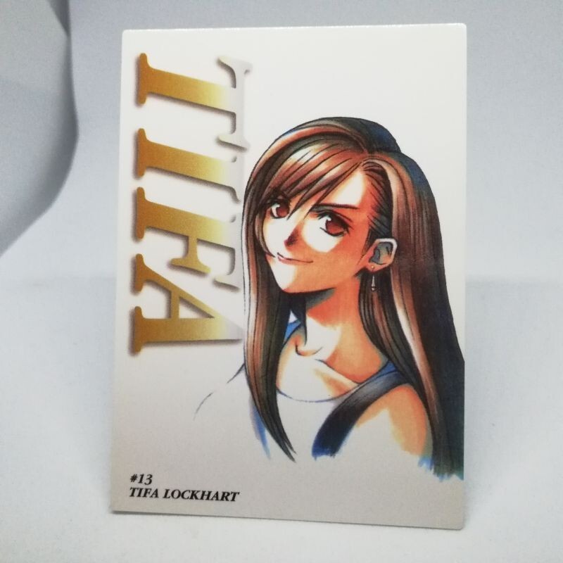 13 Tifa Lockhart Final fantasyⅦ Yoshitaka Amano illustration Card