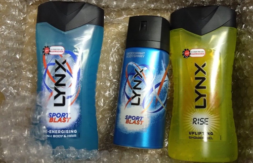 LYNX Rise & Sport blast Shower Gel & Deo Set WAKE UP - Brand New. Retro Vintage - Picture 2 of 4