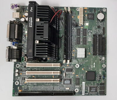 Intel RC440BX Slot 1 AGP ISA retro Mainboard + Pentium II 350MHz + 128MB SD-RAM