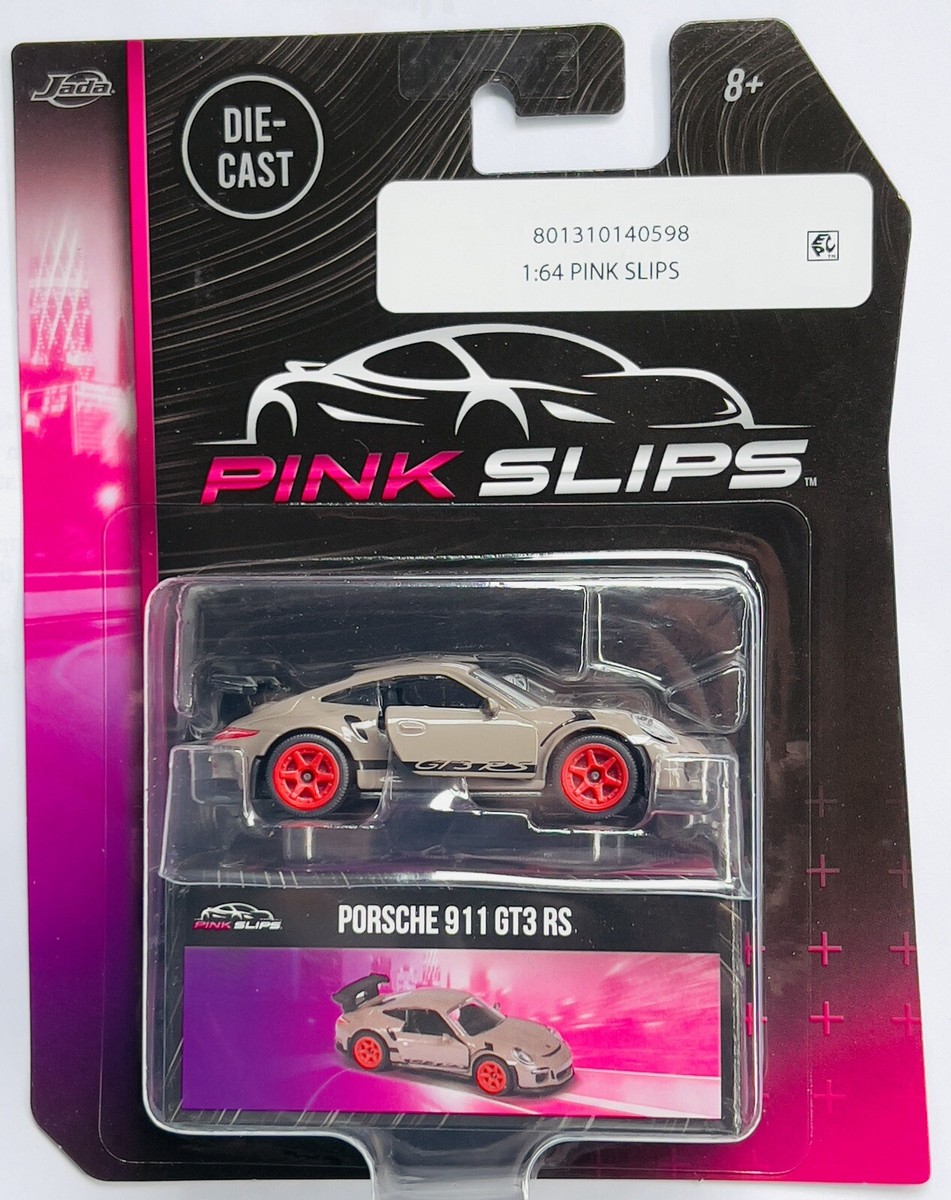 PINK SLIPS ポルシェ 911 GT3の2台セット！ Jada Pink Slips Set of 2 Toyota Supra & Porsche 911 GT3 RS