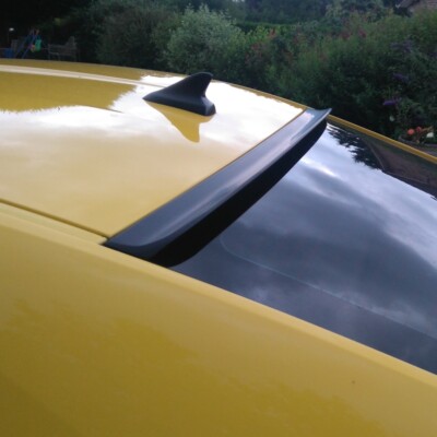 Rear Window Roof Spoiler Wing Flat Black Fits Skoda Rapid Sedan 2011-2016 284R
