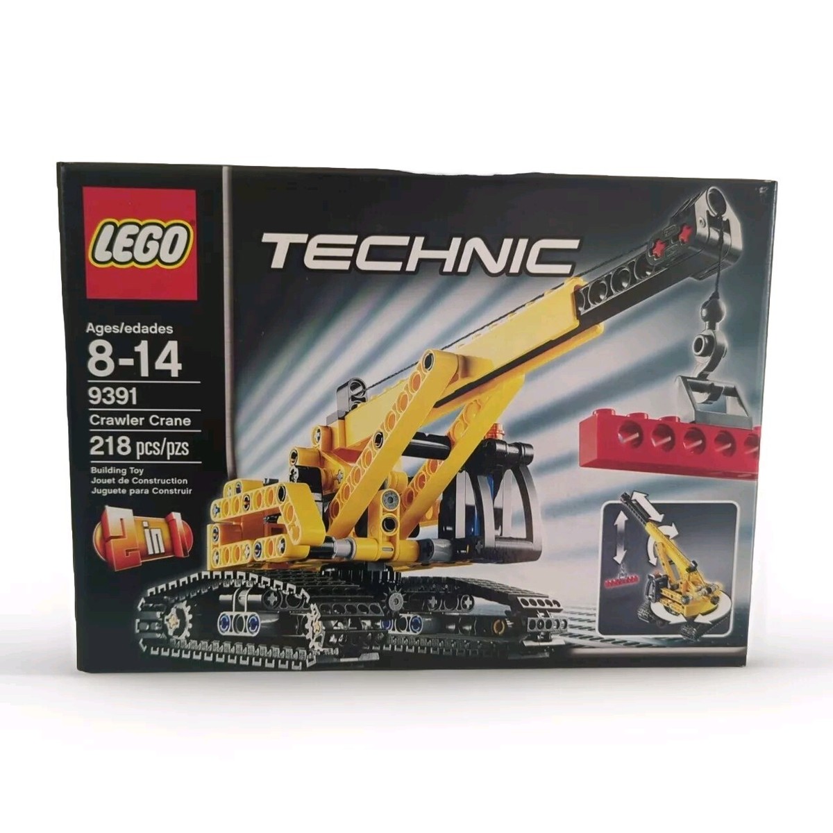 LEGO TECHNIC: Crawler Crane (9391), In 1, Discontinued, New In Sealed Box