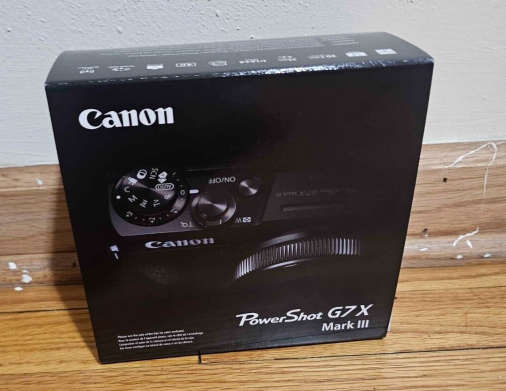 Canon PowerShot G7 X Mark III - 20.1MP Point & Shoot Digital