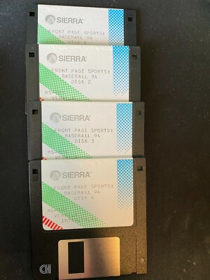 Vintage Computer program Floppy Disc 3.5 Front Page Sports 94