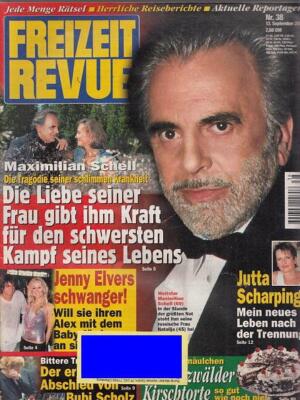 Freizeit Revue Jenny Elvers,Manuela,Nina Hagen,Michelle Pfeiffer,Maximilian
