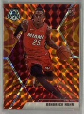 Kendrick NUNN Rookie Orange Reactive  Prizm 2019-20 Panini Mosaic # 234 RC Miami