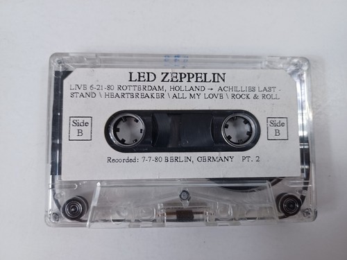 Led Zeppelin 6-21-80 Live at Rotterdam Holland Cassette Tape Rare - Picture 2 of 4