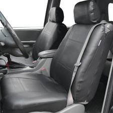 Front Bucket Seat Covers For Built In Seatbelt Auto Car Sedan Suv Solid Black Front Bucket Seat Covers For Built In Seatbelt Auto Car Sedan Suv Solid Black