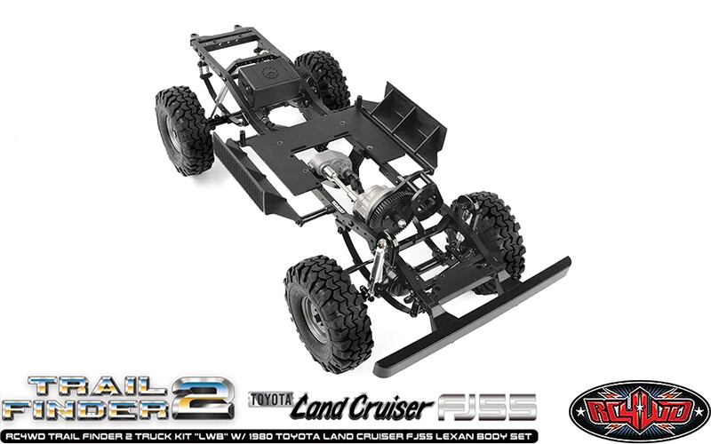 RC4WD Trail Finder 2 Truck Kit "LWB" w/ 80 Toyota Land Cruiser FJ55 Body Z-K0068 - Image 2 of 4