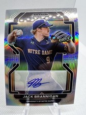 2022 Prizm Draft Picks Baseball Base Auto Silver #PDP83 Jack Brannigan