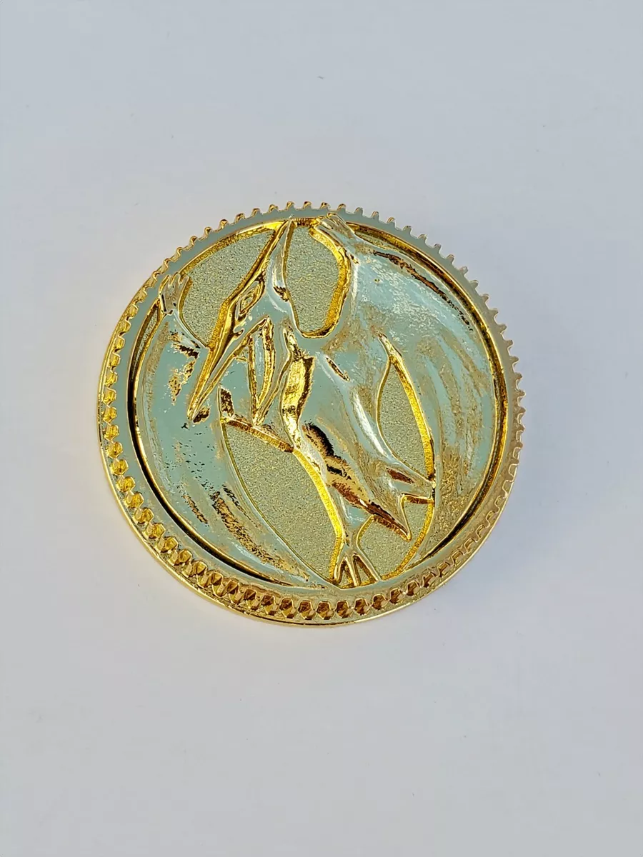 Pterodactyl Power Coin Gold Dino Made for the Legacy Ranger