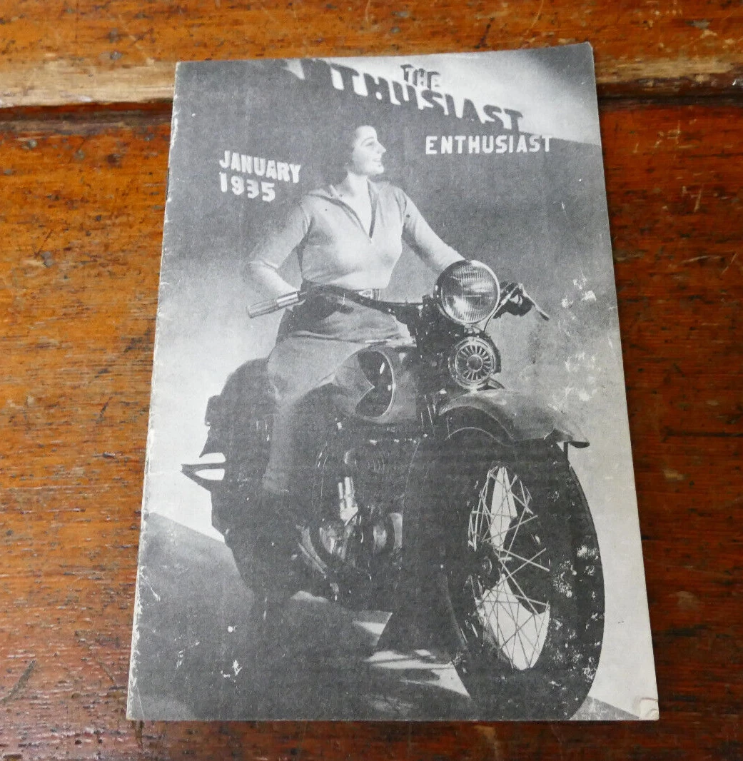 January 1935 HARLEY DAVIDSON The Enthusiast a Magazine For