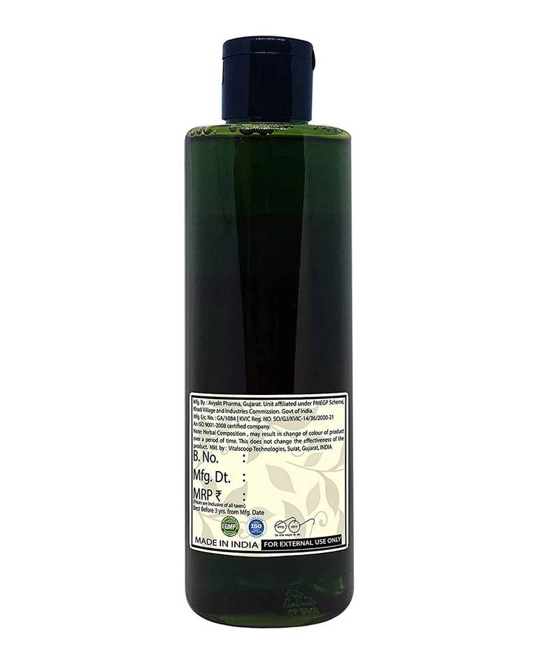 Khadi 天然草药 Amla Bhringraj 生长洗发水 Aloevera 护发素 200 毫升 — 第 4/4 张图片