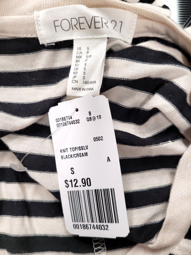 NWT Set of 2 Forever 21 Shirt Dress (S) 1-Brown Stripe. 1-Blue Stripe. Comfy! - Picture 4 of 7