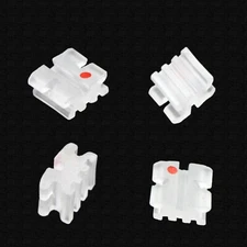 Dental Orthodontic Ceramic Bracket Aesthetic Clear Brace Roth MBT 0.022 345w/h