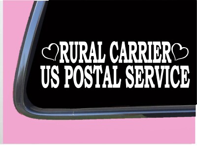 Rural Carrier OS 322 8'' Decal Sticker us mailman carrier frequent stops mailbox