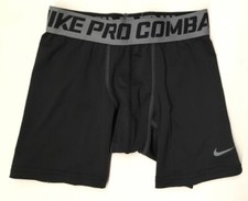 NEW Nike Pro Combat Black Compression Shorts Youth Small