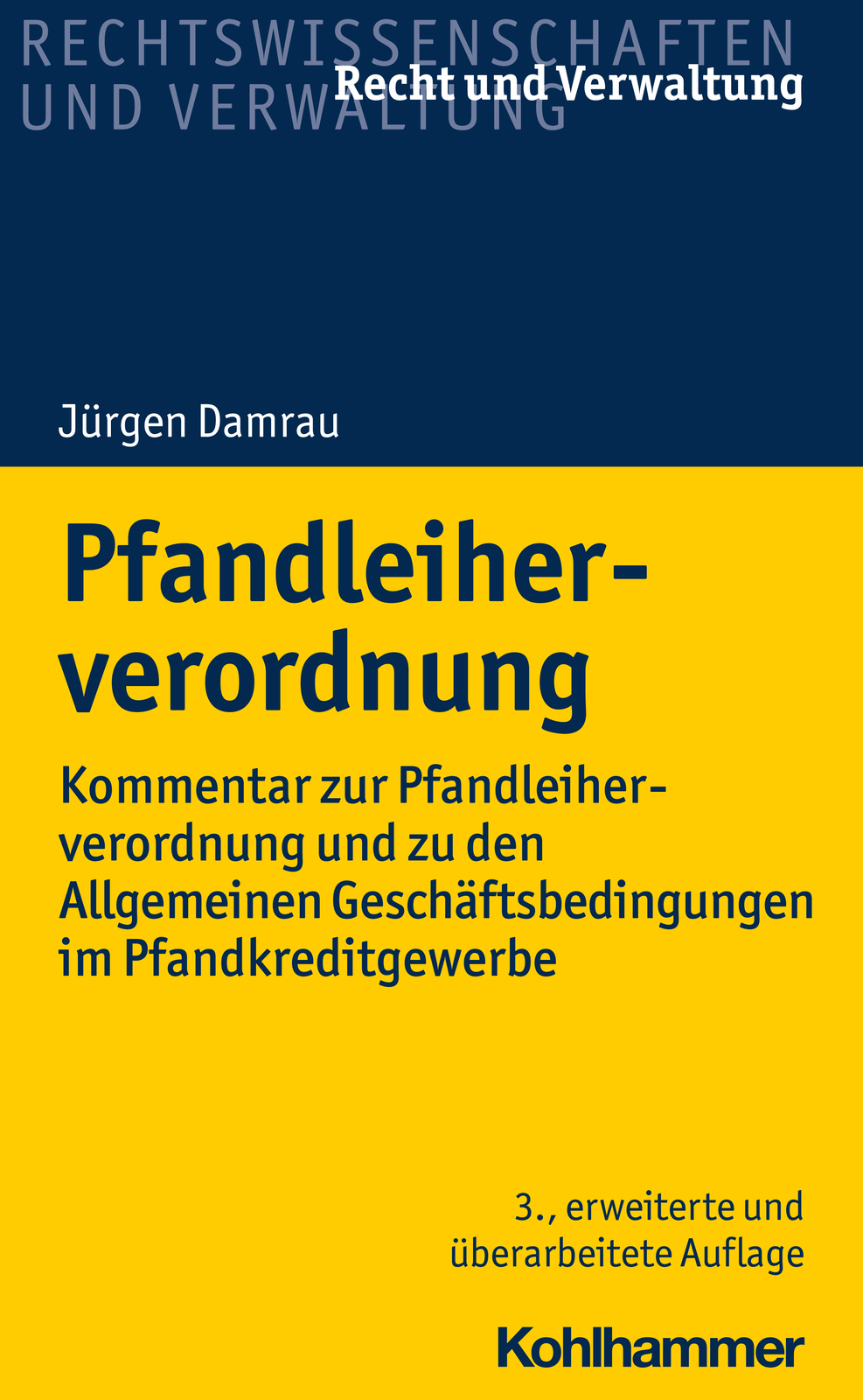 Thumbnail - Jürgen Damrau / Pfandleiherverordnung