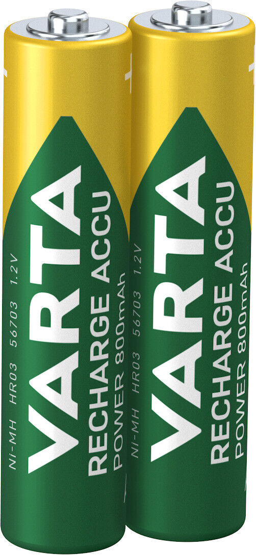 Thumbnail - Varta Rechargeable Akku Aaa Micro 2er 800mah (entladeschutz) Neu Ovp