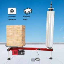 Big Stretch Film Wrapping Machine Dispenser Tools Pallet Packing Machine 220LB
