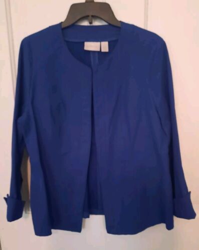 Chico's Royal Blue Jacket Size 2