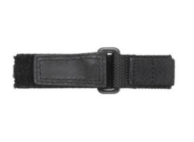 Wrap-Around Nylon Watch Strap Band Men's Women's Sport Spring Bars Black V1017