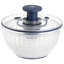 Salad Spinner Lettuce Spinner Vegetable Cleaner and Dryer, One-Handed Use