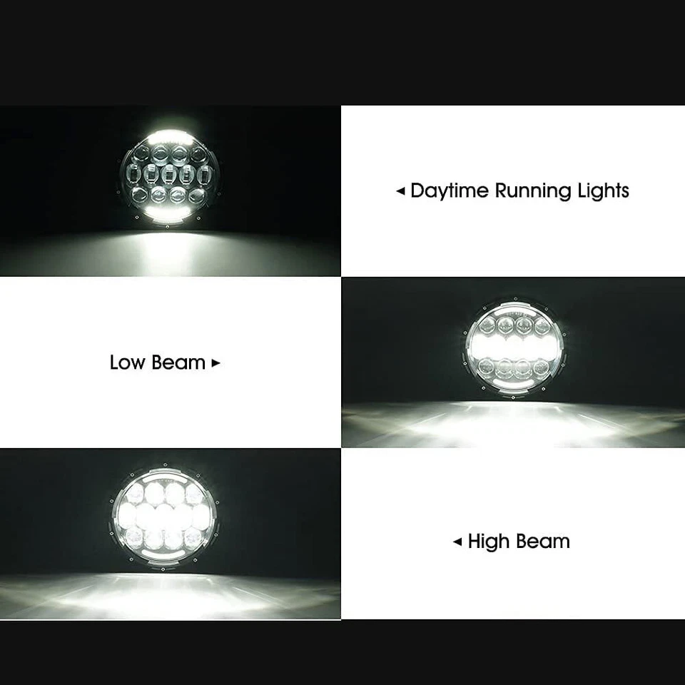 Proyector de faros LED DRL DOT para motocicleta de 7 pulgadas para Suzuki Boulevard C90T C50 Foto 4 de 4