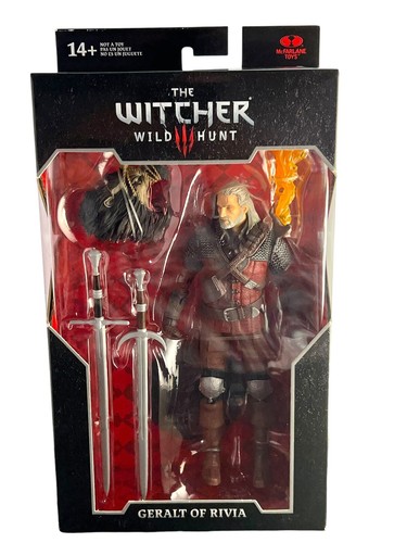 McFarlane The Witcher Wild Hunt Geralt of Rivia Wolf Armor 7" Action Figures NEW