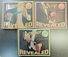 3 BK Set: Adobe Photoshop  InDesign  Illustrator Revealed Creative Cloud