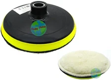 7" x 5/8" Polishing Wheel w/ Backing Pad Buffing Polishing Wheel Auto Car