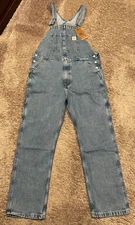 Levi's Relaxed Straight Fit Overalls Blue Many Sizes NWT RT$99.50 0020