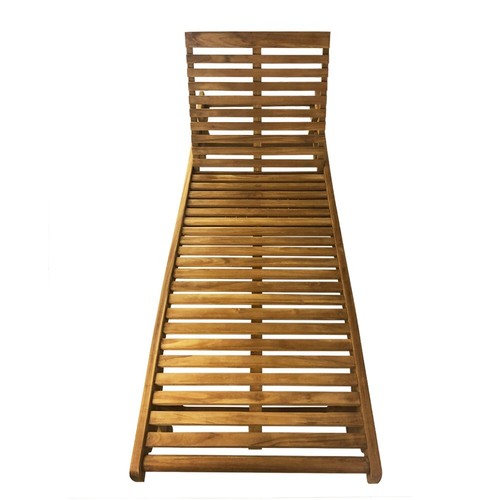 Tempo Style Lettino Prendisole Reclinabile con Tavolino Estraibile e Ruote Meza - Bild 7 von 15