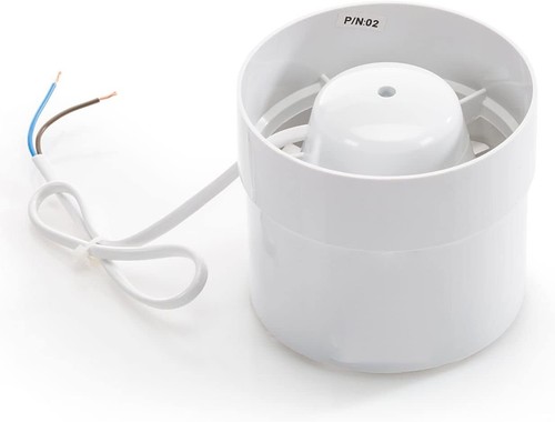 Inline Exhaust Vent Fan 100mm / 4" with Ball Bearing Duct pressurised Ventilator - Picture 12 of 12