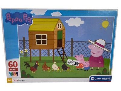 Peppa Pig Hühnerstall 60-teiliges Maxi-Puzzle Clementoni ab 4 Jahren