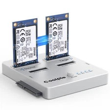 3-in-1 SSD Cloner, USB3.2 Gen2x2 20Gbps M.2 Reader, Offline Clone M.2 NVMe/SA...